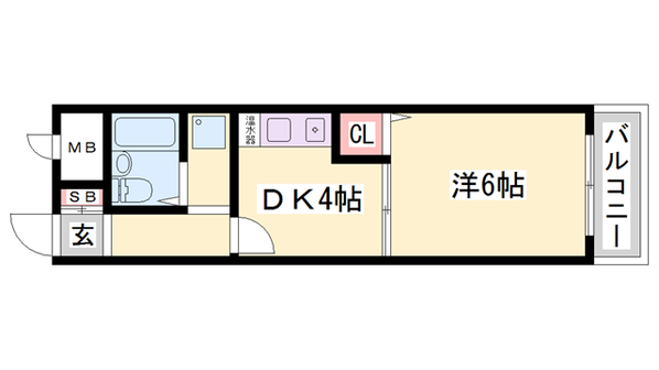 明石駅 バス12分  吉田下車：停歩5分 4階の物件間取画像